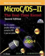 Cover of: MicroC OS II by Jean J. Labrosse, Jean J. Labrosse