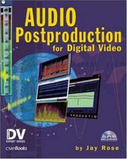 Cover of: Audio postproduction for digital video