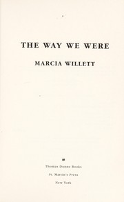 Cover of: The way we were | Marcia Willett