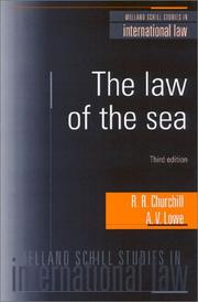 Cover of: The Law of the Sea by R. R. Churchill, A. V. Lower