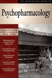 Cover of: The Hatherleigh Guide to Psychopharmacology