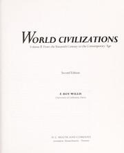 Cover of: World civilizations by F. Roy Willis