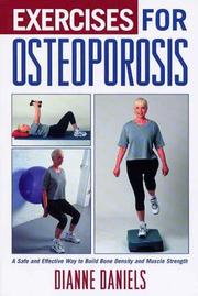 Cover of: Exercises for Osteoporosis by Dianne Ma Daniels, Dianne Daniels