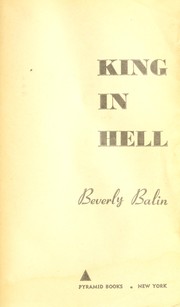 Cover of: King in Hell | 
