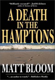 Cover of: A death in the Hamptons by Matt Bloom