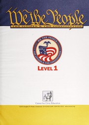Cover of: We The People - The Citizen & The Constitution - Level 1