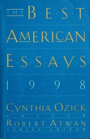 Cover of: The Best American Essays 1998 (Best American) by 