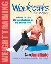 Cover of: Workouts for women: weight training