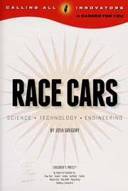 Cover of: Race cars by Josh Gregory