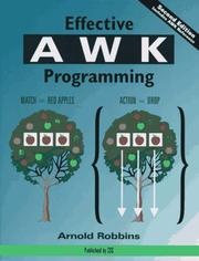 Cover of: Effective AWK Programming