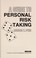 Cover of: A guide to personal risk taking