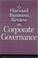 Cover of: Harvard business review on corporate governance.