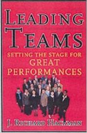 Leading Teams by J. Richard Hackman