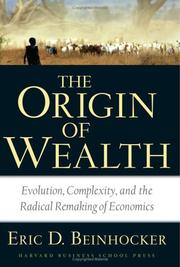 Cover of: Origin of Wealth by Eric D. Beinhocker