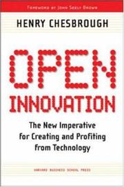 Cover of: Open Innovation by Henry William Chesbrough