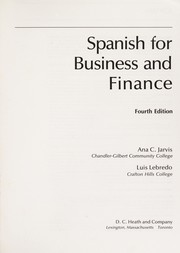 Cover of: Spanish for Business and Finance