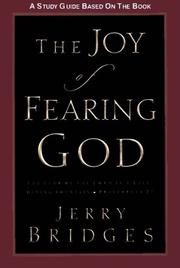 Cover of: The Joy of Fearing God Study Guide by Jerry Bridges