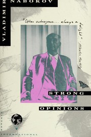 Cover of: Strong opinions
