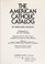 Cover of: The American Catholic catalog