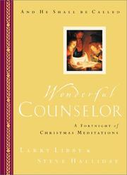 Cover of: Wonderful Counselor: A Fortnight of Christmas Meditations