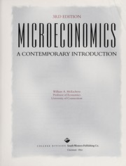 Cover of: Economics by William A. McEachern