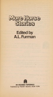 Cover of: More Horse Stories | A. L. Furman
