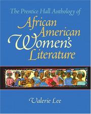 Cover of: The Prentice Hall anthology of African American women's literature