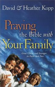 Cover of: Praying the Bible with your family