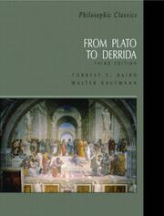 Cover of Philosophic Classics by Forrest E. Baird