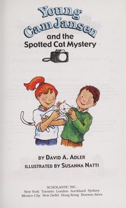 Cover of: Young Cam Jansen and the spotted cat mystery by David A. Adler