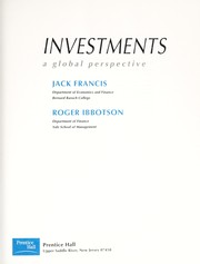 Investments by Jack Clark Francis, Jack C. Francis, Roger Ibbotson