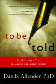 Cover of: To Be Told by Dan B. Allender