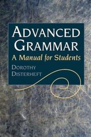 Cover of: Advanced Grammar: A Manual for Students