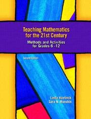 Cover of: Teaching mathematics for the 21st century by Linda Huetinck