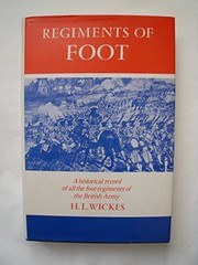 Cover of: Regiments of foot by Henry Leonard Wickes