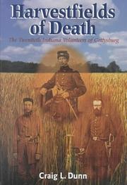 Cover of: Harvestfields of Death: The Twentieth Indiana Volunteers of Gettysburg