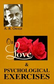 Cover of: On love by A. R. Orage