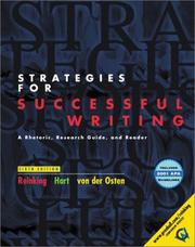 Cover of: Strategies for successful writing by James A. Reinking