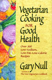 Cover of: Vegetarian Cooking for Good Health