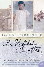 Cover of: An Unlikely Countess: Lily Budge and the 13th Earl of Galloway