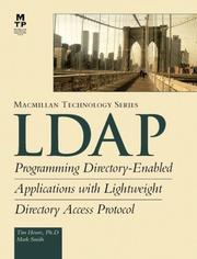 Cover of: LDAP by Tim Howes, Mark Smith, Timothy A. Howes, Mark Smith, Timothy A. Howes