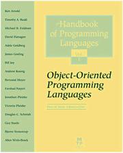 Cover of: The Handbook of Programming Languages (HPL): Object Oriented Programming Languages