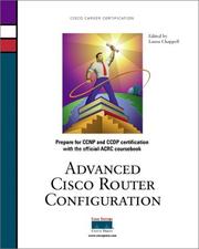 Cover of: Advanced Cisco Router Configuration