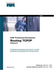 Cover of: Routing TCP/IP, Volume II (CCIE Professional Development) by Jeff Doyle, Jennifer DeHaven Carroll