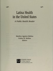Cover of: Latina health in the United States | 