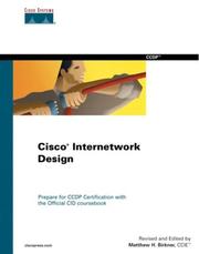 Cover of: Cisco internetwork design