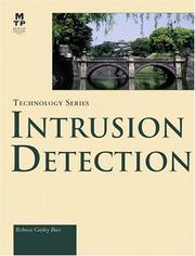Cover of: Intrusion Detection by Rebecca Gurley Bace