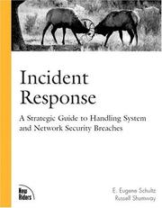 Incident response by E. Eugene Schultz, Russell Shumway