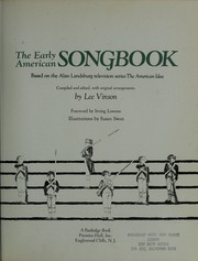 Cover of: The early American songbook by Lee Vinson
