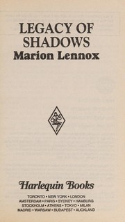 Legacy of Shadows by Marion Lennox